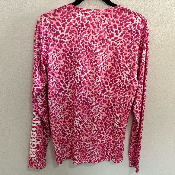 Columbia PFG Super Terminal Tackle Long Sleeve Pink Leopard Print Shirt Girls XL - Picture 4 of 5